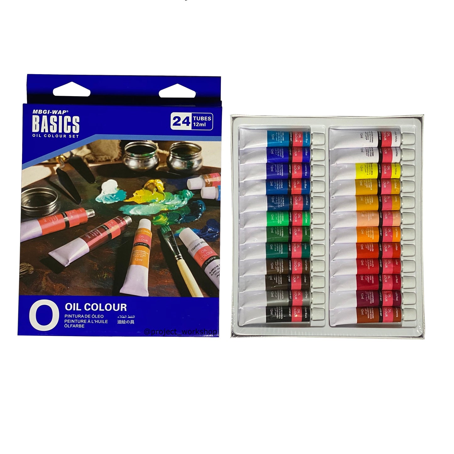 Magi Wap Oil Paint Set 24 Colors