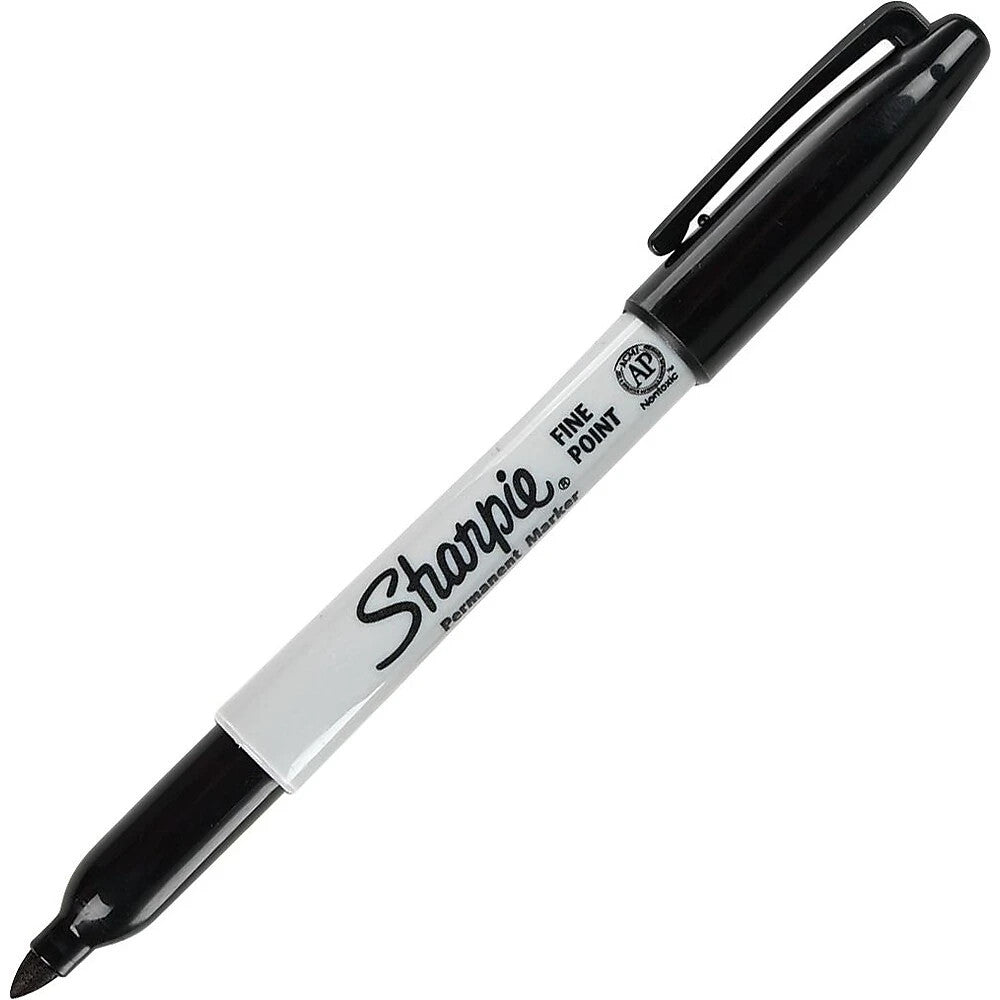 Sharpie Permanent Marker Black Fine Point