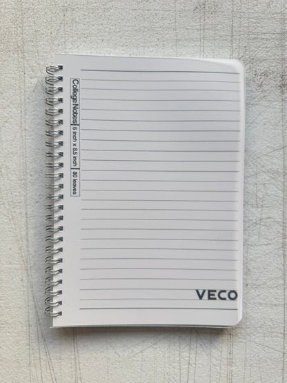 Veco College Notes Notebook 6”x8.5” 80s