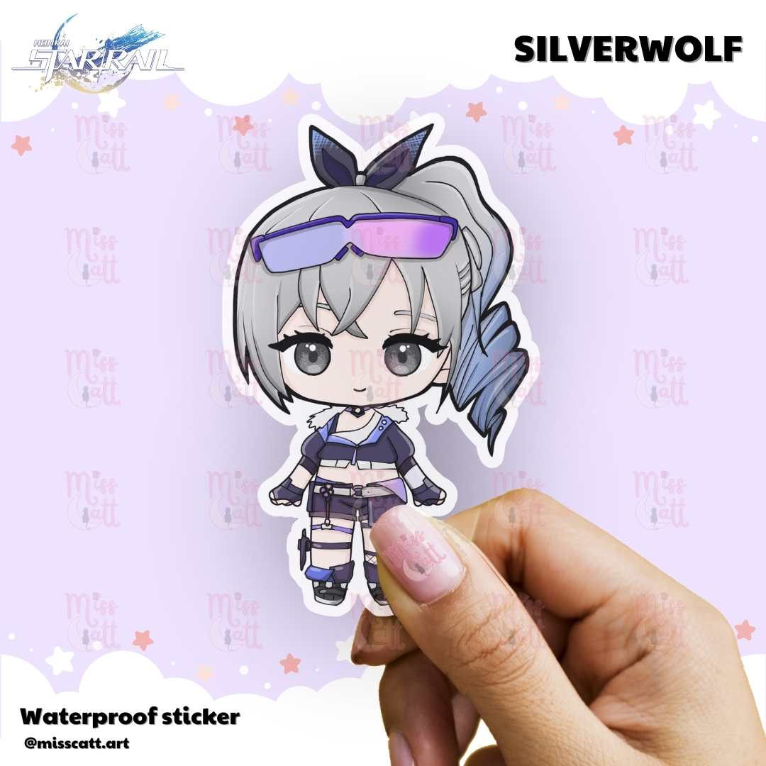 MissCatt Honkai Star Rail Chibi Stickers