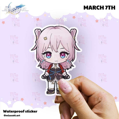 MissCatt Honkai Star Rail Chibi Stickers