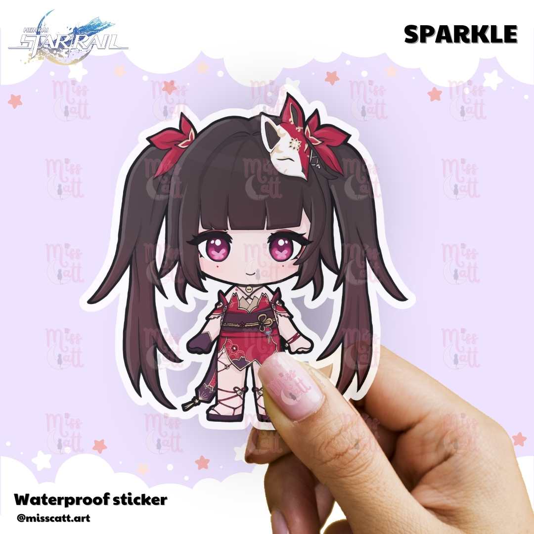 MissCatt Honkai Star Rail Chibi Stickers