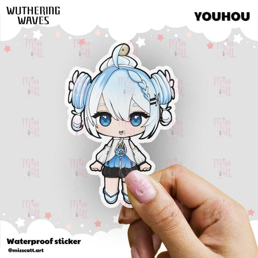 MissCatt Wuthering Waves Chibi Sticker