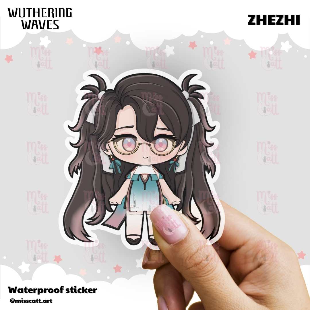 MissCatt Wuthering Waves Chibi Sticker