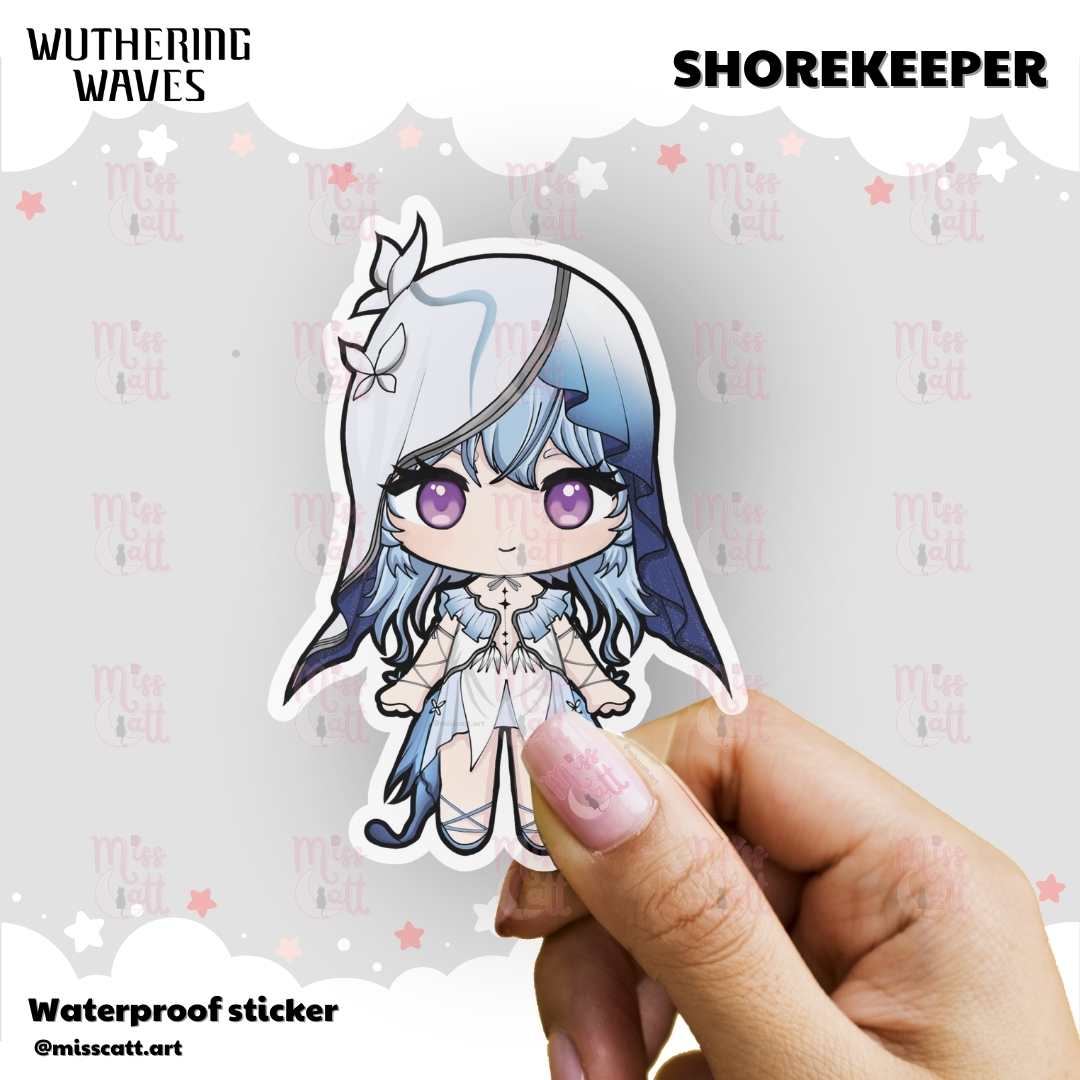 MissCatt Wuthering Waves Chibi Sticker