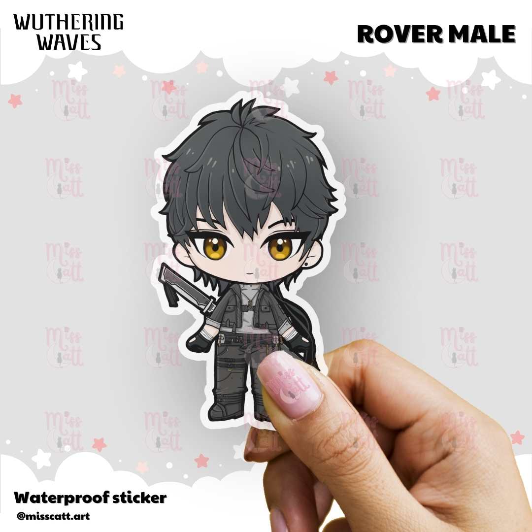 MissCatt Wuthering Waves Chibi Sticker