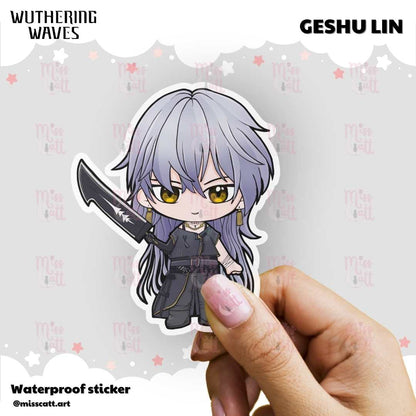 MissCatt Wuthering Waves Chibi Sticker