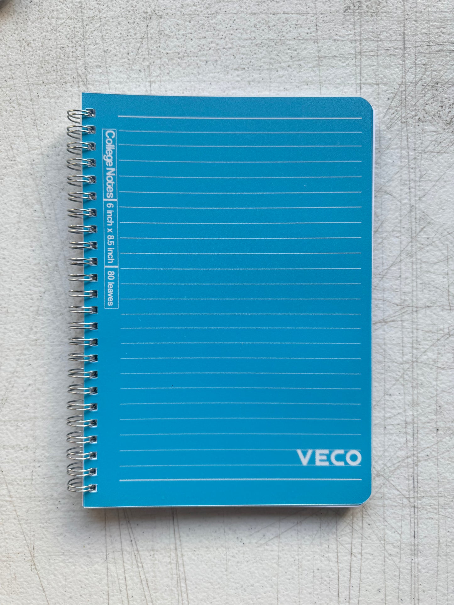 Veco College Notes Notebook 6”x8.5” 80s