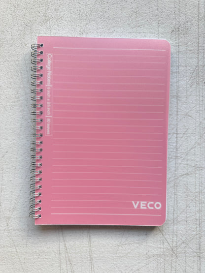 Veco College Notes Notebook 6”x8.5” 80s