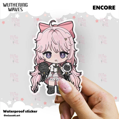 MissCatt Wuthering Waves Chibi Sticker