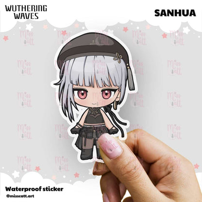 MissCatt Wuthering Waves Chibi Sticker