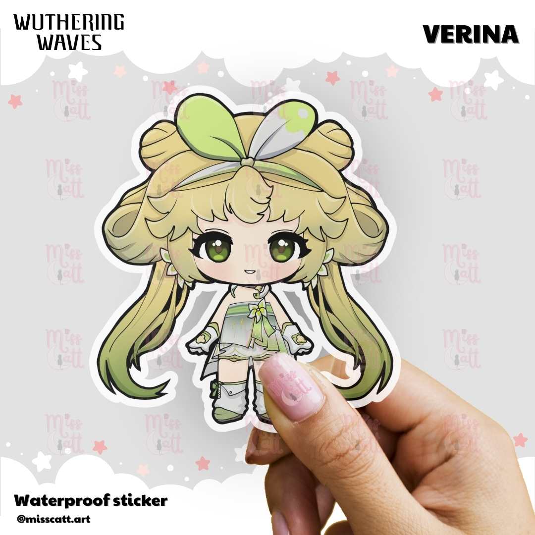 MissCatt Wuthering Waves Chibi Sticker