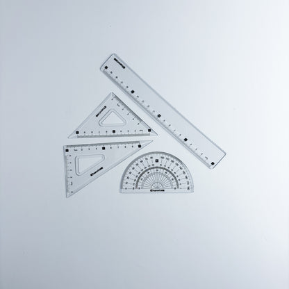 Drafting Ruler Set, 4pcs