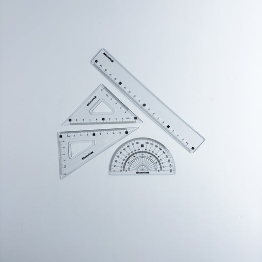 Drafting Ruler Set, 4pcs