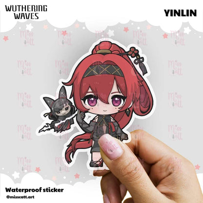 MissCatt Wuthering Waves Chibi Sticker