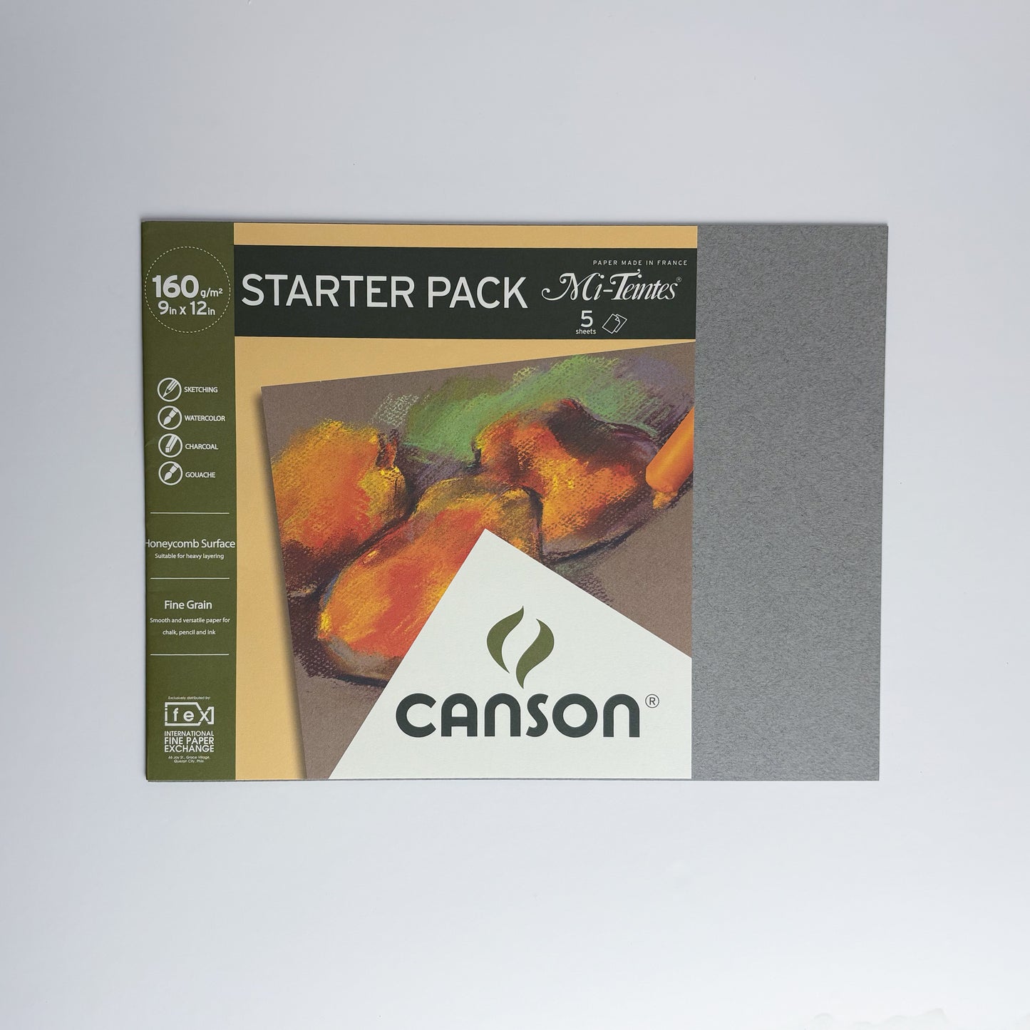 Canson Starter Pack Mi-Teintes 160g/9x12/5sh