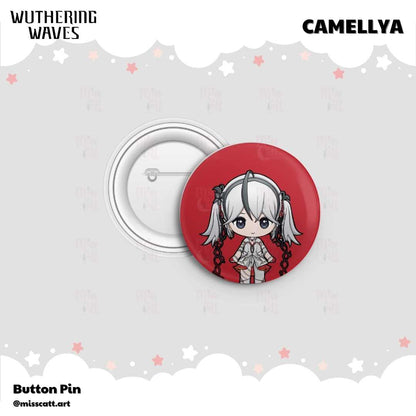 MissCatt Wuthering Waves Button Pin