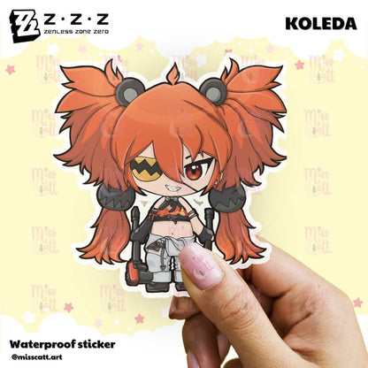 MissCatt Zenless Zone Zero Chibi Sticker