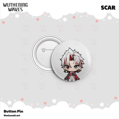 MissCatt Wuthering Waves Button Pin