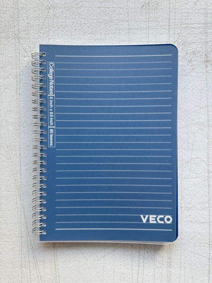 Veco College Notes Notebook 6”x8.5” 80s
