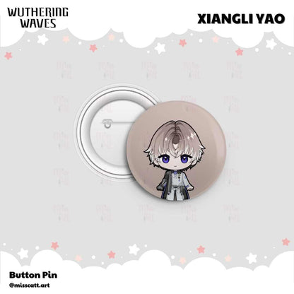 MissCatt Wuthering Waves Button Pin