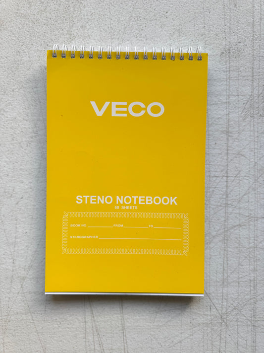 Veco Steno Notebook 6”x9” 60s
