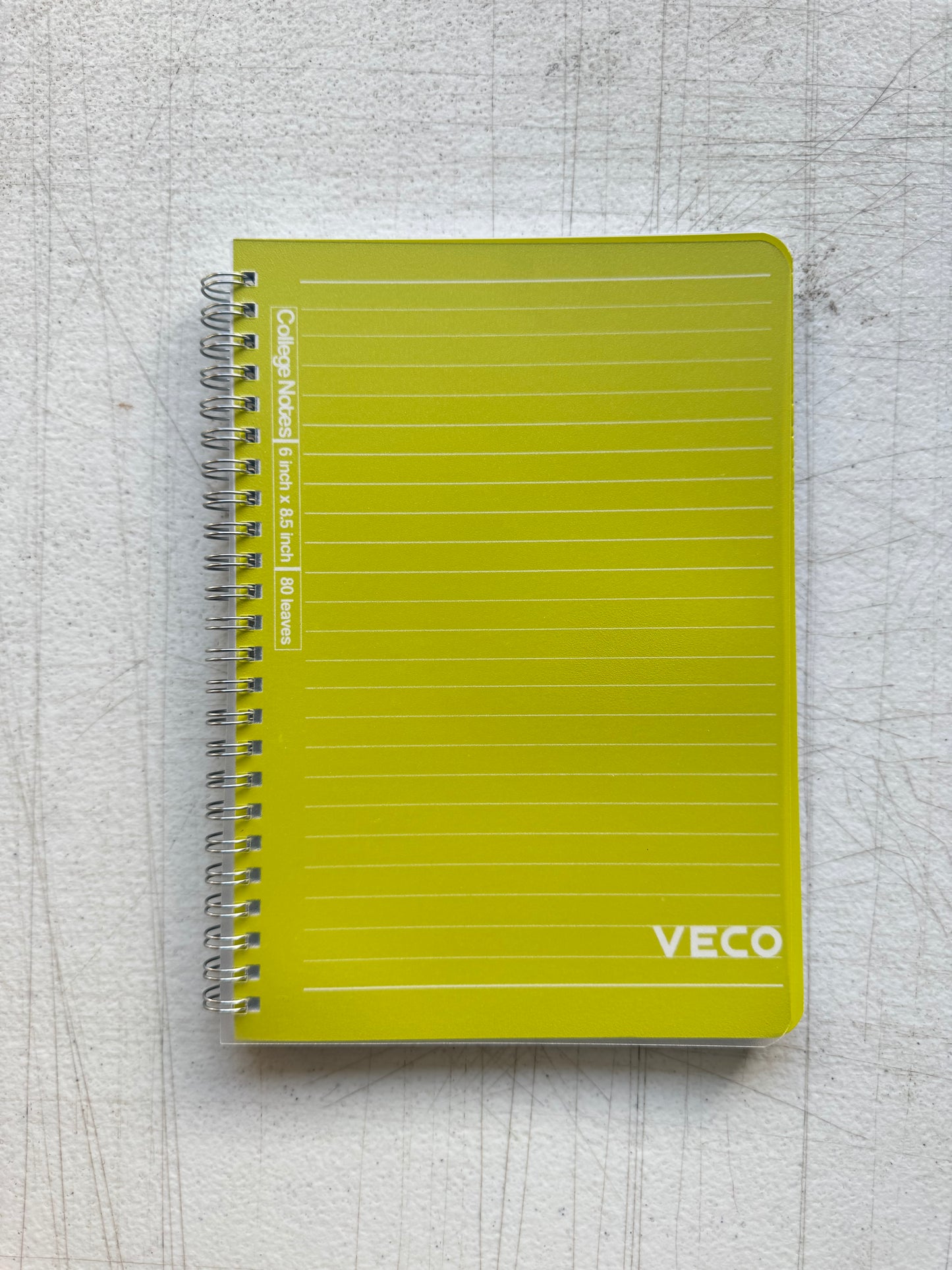 Veco College Notes Notebook 6”x8.5” 80s