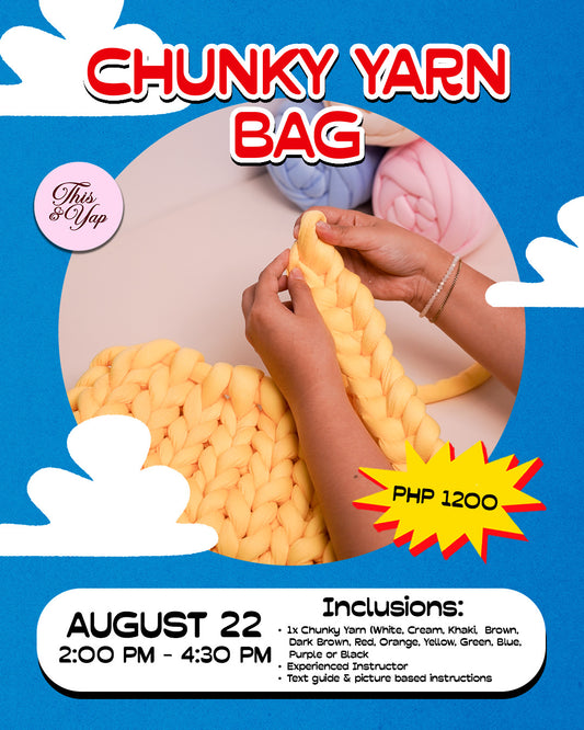 Chunky Yarn Bag Knitting Vecina Market | Aug 22 | 2-4:30PM