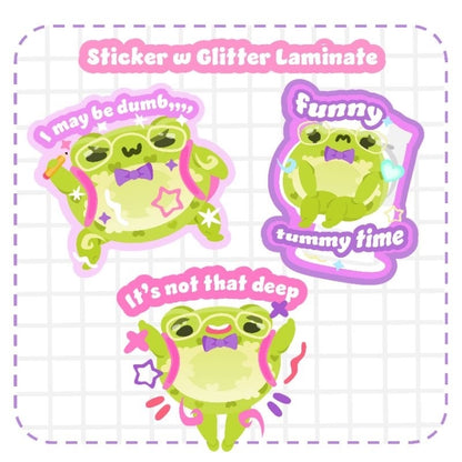 Guenscomics FROGGY STICKERS