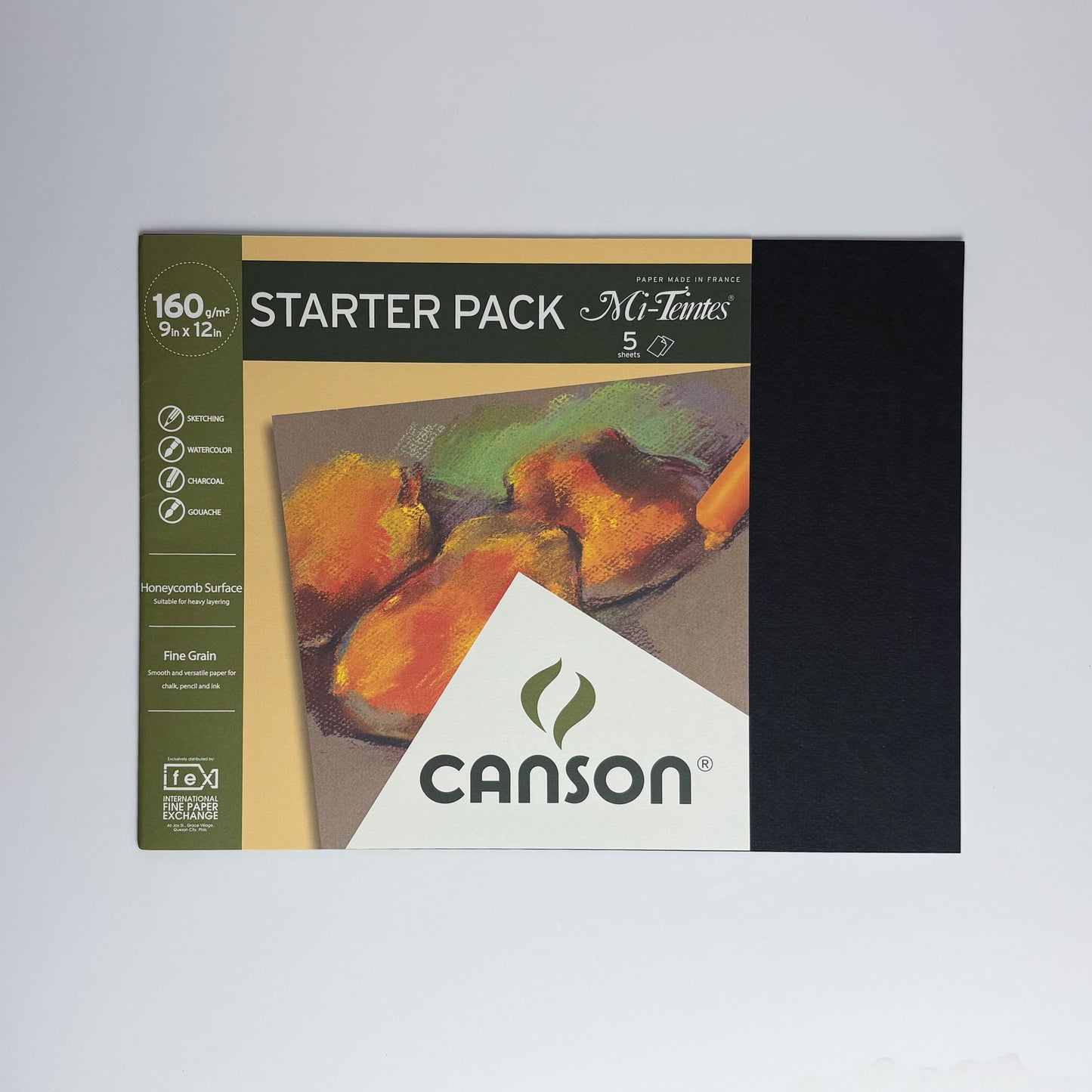 Canson Starter Pack Mi-Teintes 160g/9x12/5sh