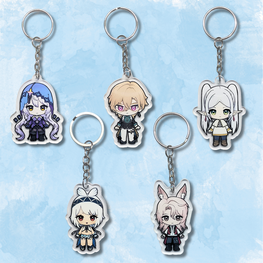 MissCatt Chibi Acrylic Keychains