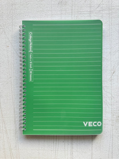 Veco College Notes Notebook 7”x10” 80s