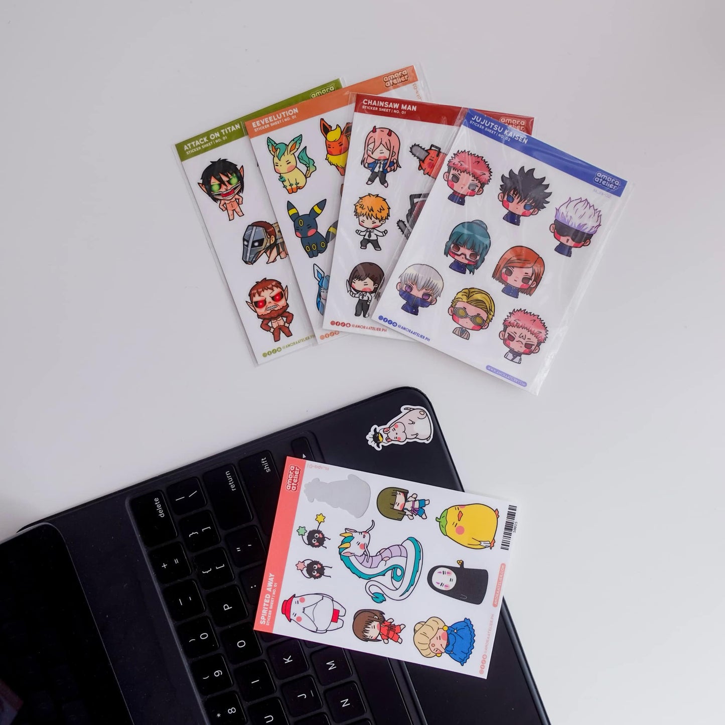 Amora Atelier Sticker Sheets