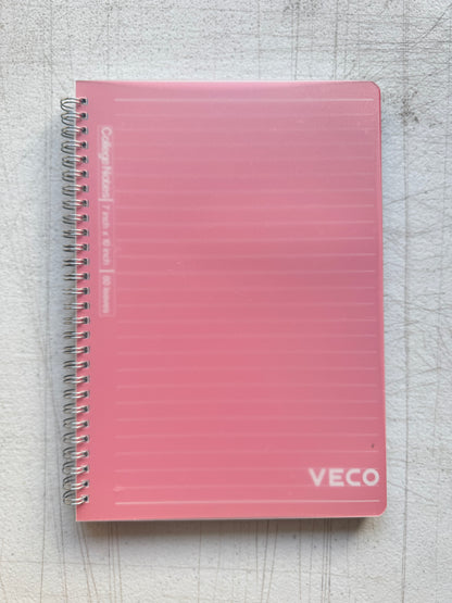 Veco College Notes Notebook 7”x10” 80s