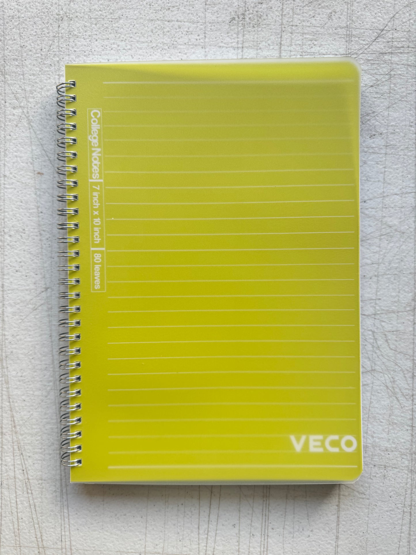 Veco College Notes Notebook 7”x10” 80s