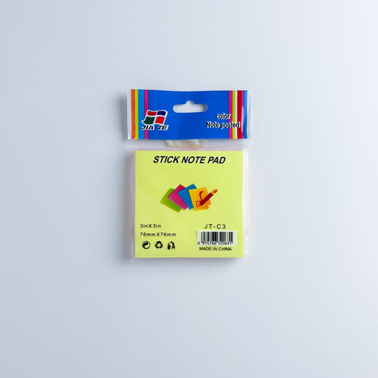 Sticky Notes 3"x3", 3"x5" Assorted