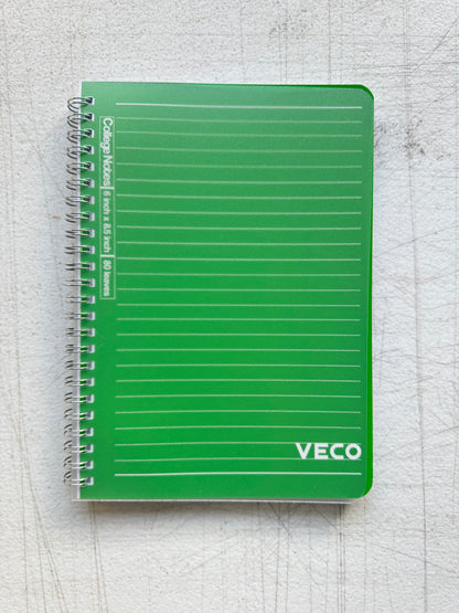 Veco College Notes Notebook 6”x8.5” 80s