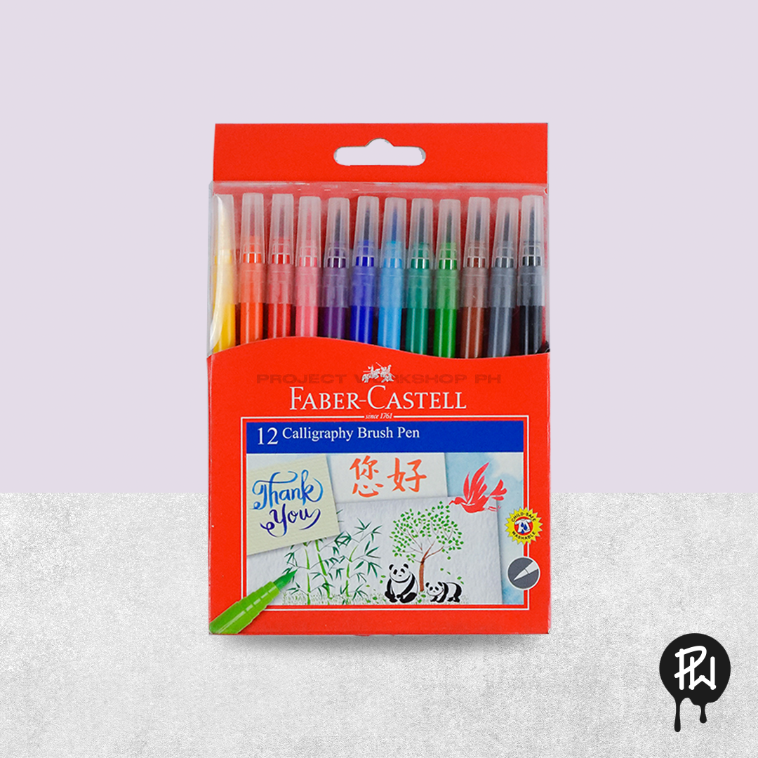 Faber Castell 12 Calligraphy Brush Pen