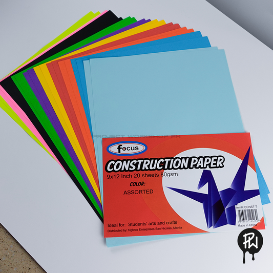 Focus Construction Paper 9x12, 20s