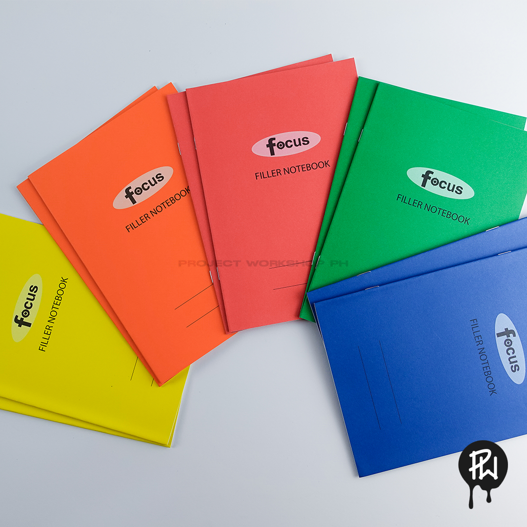 Focus Filler Notebook A5 25pcs Set – Project Workshop PH