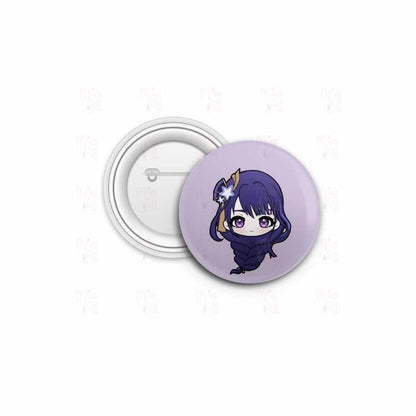 MissCatt Honkai and Genshin Button Pins