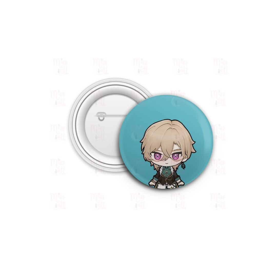 MissCatt Honkai and Genshin Button Pins