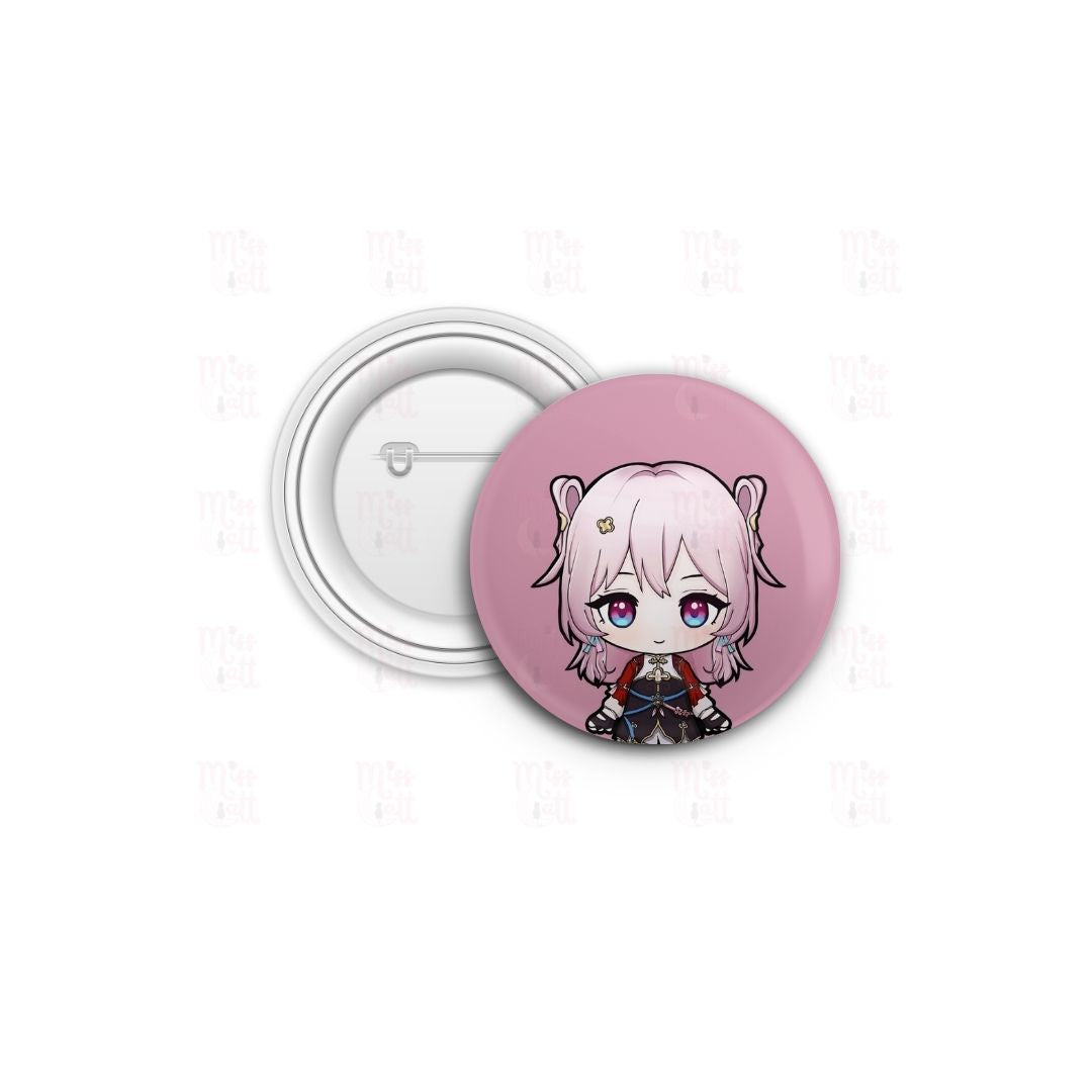 MissCatt Honkai and Genshin Button Pins