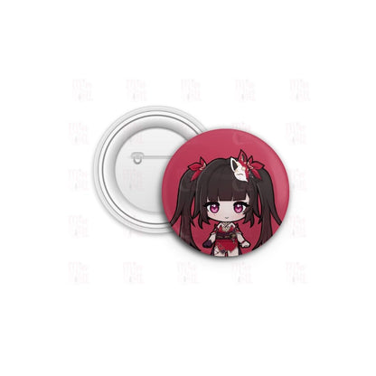 MissCatt Honkai and Genshin Button Pins