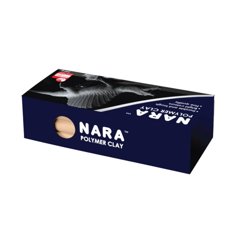 Nara Polymer Clay 250g (White, Black, Peach)