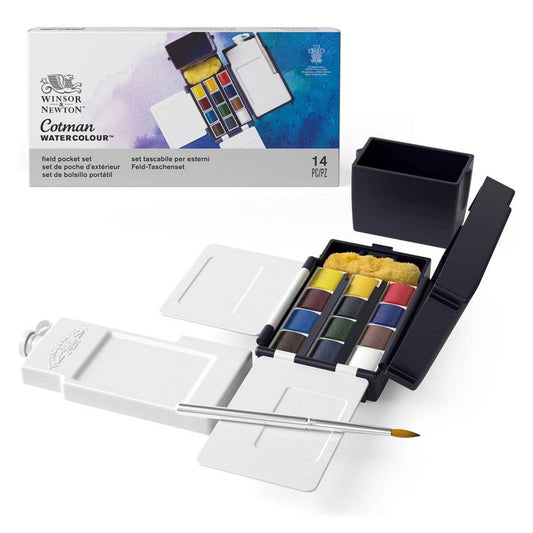 Winsor & Newton Cotman Watercolor 12H/P Field Box