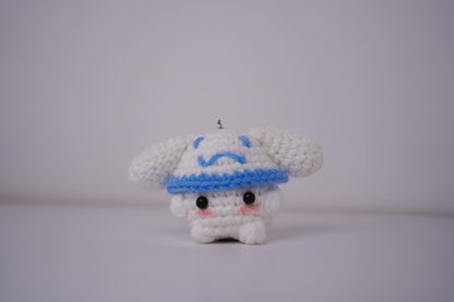 Crochet Mushroom Keychain