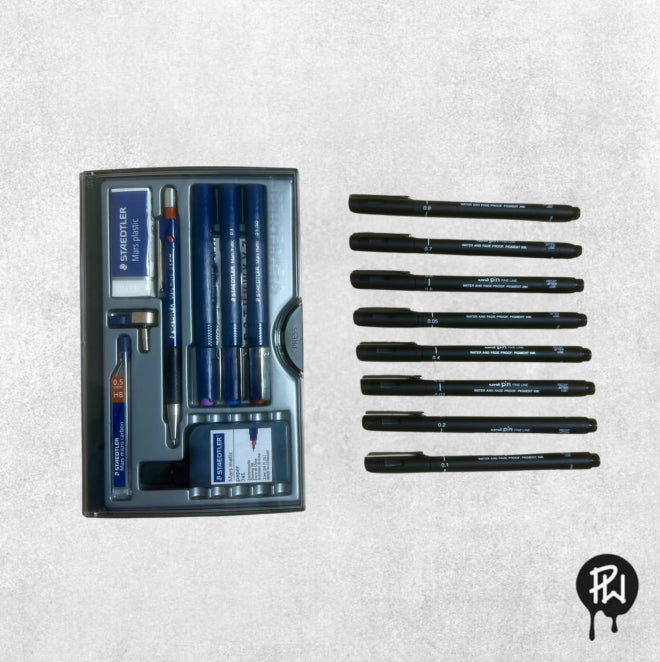 Staedtler Techpens, Unipins, Staedtler Graphite Pencil Sets