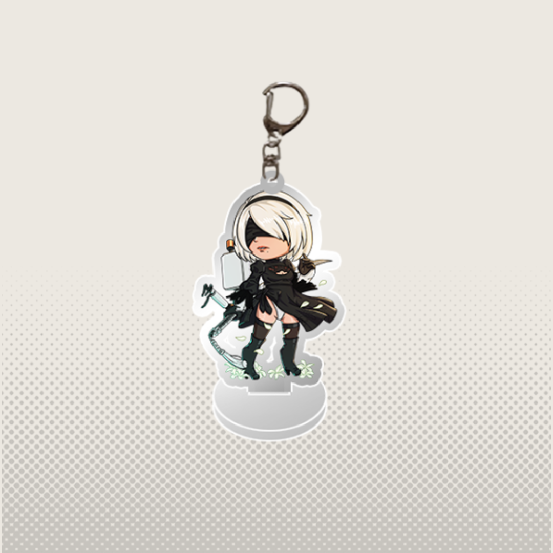 GhostCrow Keychain Standee