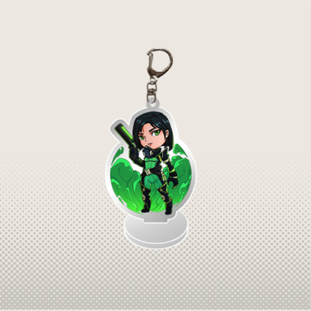 GhostCrow Keychain Standee